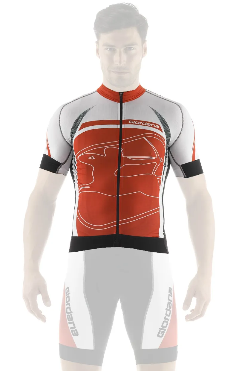 Giordana Trade FRC Predator Short Sleeve Jersey Red-1